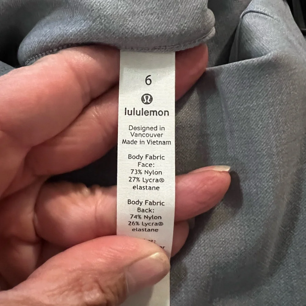 Lululemon Here to There High-Rise 7/8 Pant Crosshatch Texture Casual Workwear
